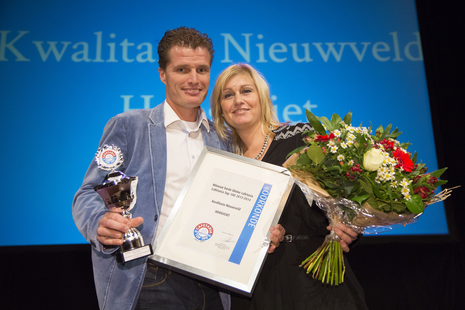 Dubbel gevoel voor winnaars beste kleine cafetaria