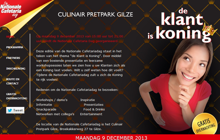 Gast is koning thema Nationale Cafetariadag
