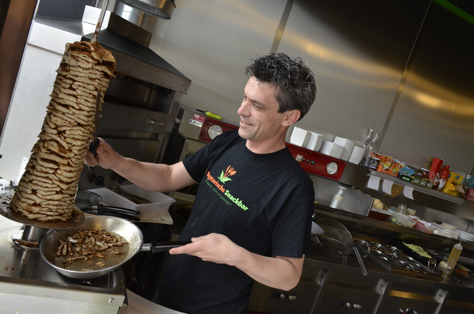 Vegetarische Snackbar wint 'veganisten-award