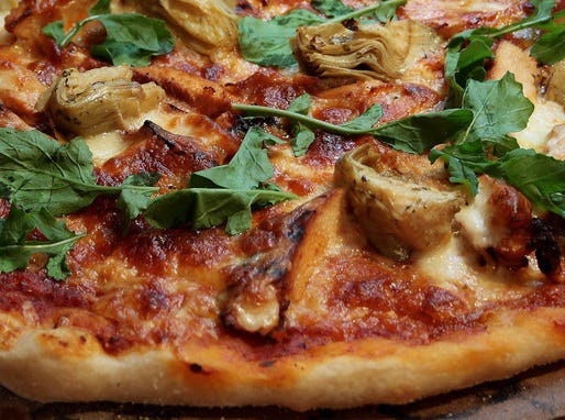 Oogbewegingen bepalen ingrediënten pizza