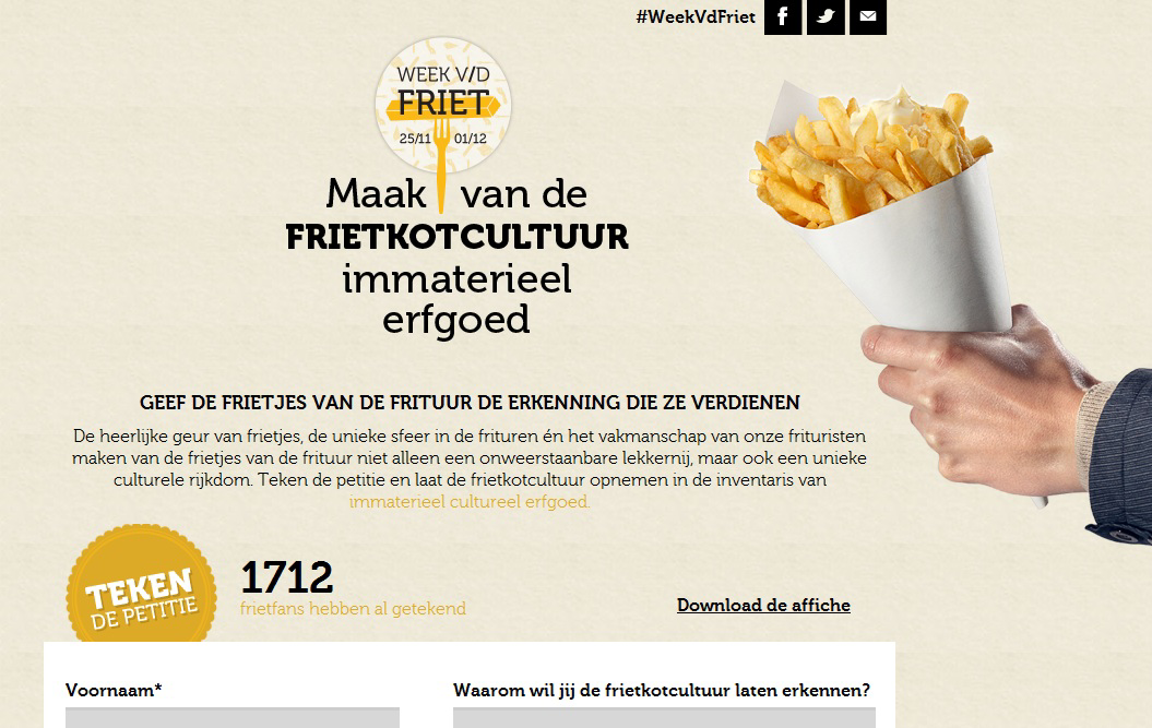 Belgen willen frietkotcultuur op erfgoedlijst