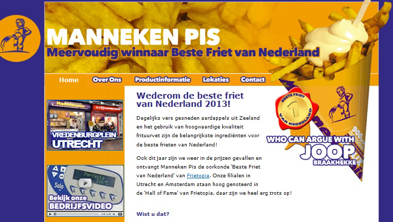 Wietsaus Manneken Pis gaat grens over