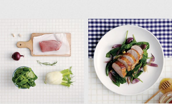 Gerechten Amsterdamse restaurants in supermarkt