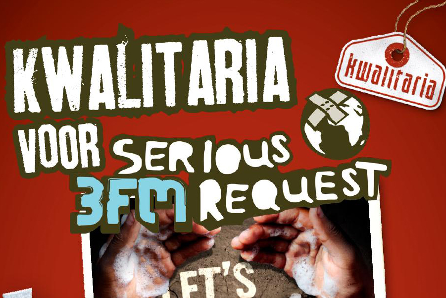Kwalitaria steunt 3FM Serious Request