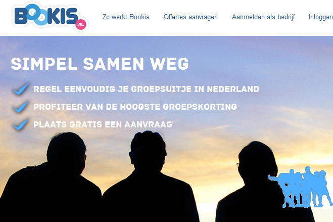 Bookis brengt horeca en groepsuitjes bij elkaar