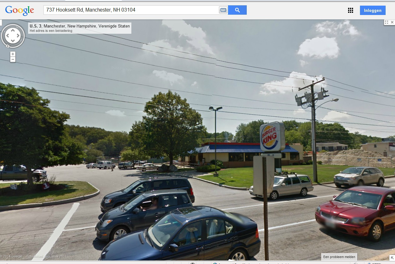 Amerikaanse Burger King sleept auto's ouderen af