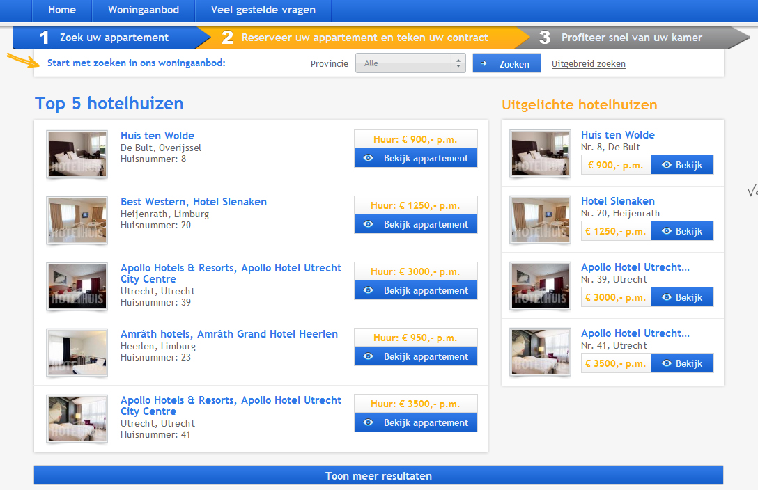 Scholier lanceert hotelhuis.nl