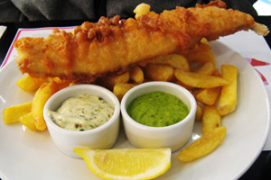 Engelse 'fish and chips' in Borne