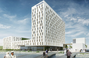 Eerste palen Novotel Hoofddorp de grond in