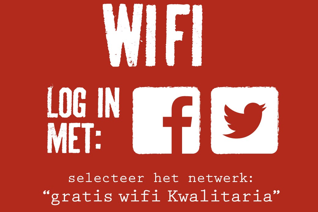 Alle Kwalitaria's over op social wifi