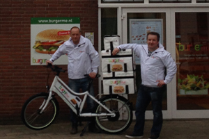 Meer fooi door bezorging met elektrische fiets