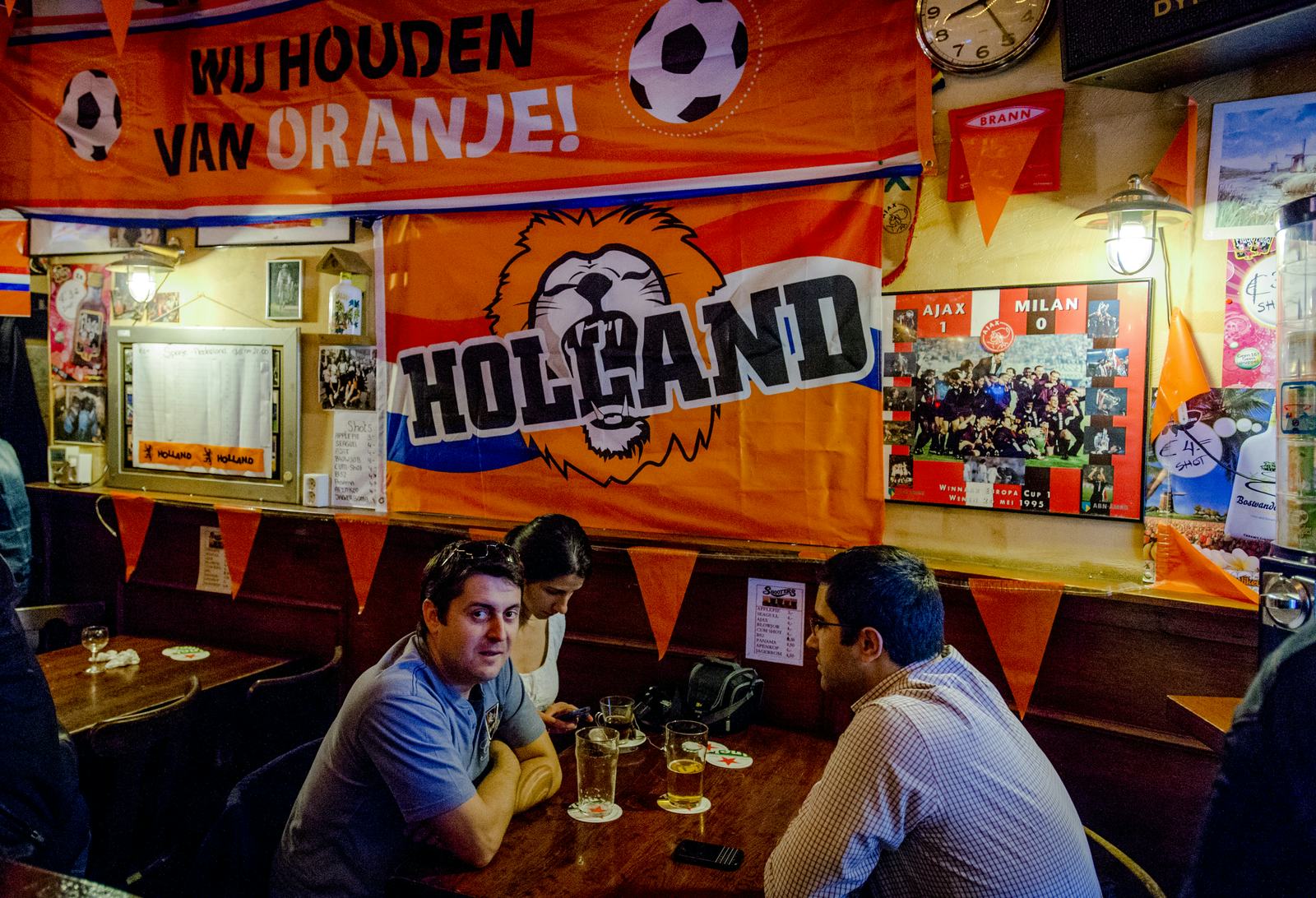Nederland-Chili: weer controleurs Videma op pad