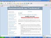Web-petitie Staatssecretaris voor Toerisme