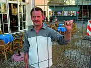 Protest tegen halvering terrascapaciteit