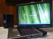 Oefenen restaurant runnen op pc