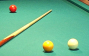 Revolutionair biljart in café