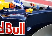 Red Bull achter sensationele racestunt