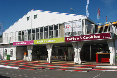 Albron: één Vierdaagsetent open