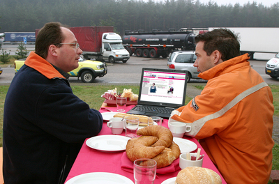 Reuzeontbijt voor truckers