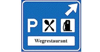 Schrappen borden ramp voor wegrestaurants