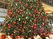 Hotel heeft kerstboomhumor