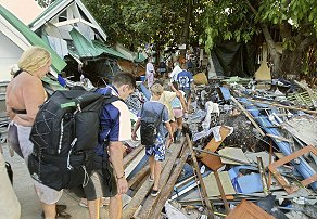 Hotelmanagers geschokt door zeebeving