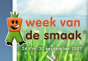 Week van de Smaak: 24/9 tot 30/9