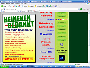 Ex-cateringmedewerkers Heineken voeren actie