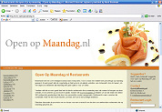 Site voor geopende restaurants op maandag