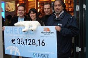 Australian doneert €35.000 aan de ijsbeer