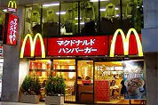 Producten over datum in McDonald's Tokio