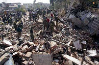 Acht doden na instorten Indiaas hotel