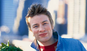 Brand treft 'leerrestaurant' Jamie Oliver