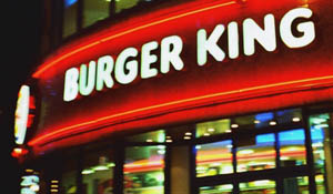 Hamburger van € 100 bij Burger King