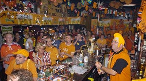 Waarschuwing voor EK-versiering