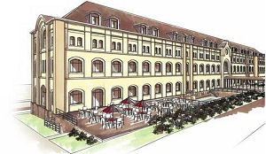 Van der Valk hotel in oud station Ardennen