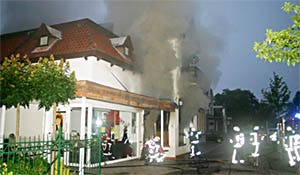 Café verloren gegaan door brand
