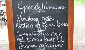 'Uw bestelling zelf halen