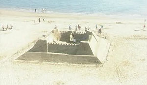 Engeland heeft eerste zandhotel ter wereld