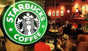 Starbuckskoffie: tweede bakje halve prijs