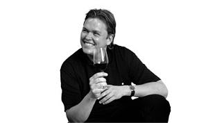 Zweedse topsommelier bij wijnproeverij