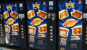 Koosjere snacks uit automaat