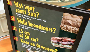 Subway op zestig vestigingen