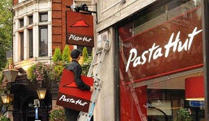 Pizza Hut UK wordt Pasta Hut