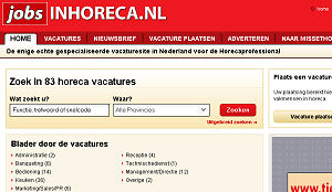Online horecavacatures dalen hard