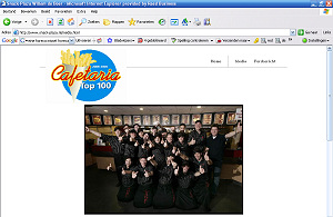 Cafetariakampioen past site aan