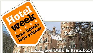Actieweek met lage prijzen voor luxe hotels