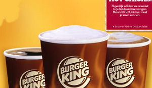 'Koffie Burger King absoluut bocht