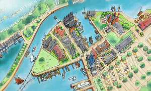 Fletcher bouwt in Nautisch Kwartier Huizen