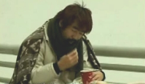 Man bij fastfoodzaak trekt toerisme